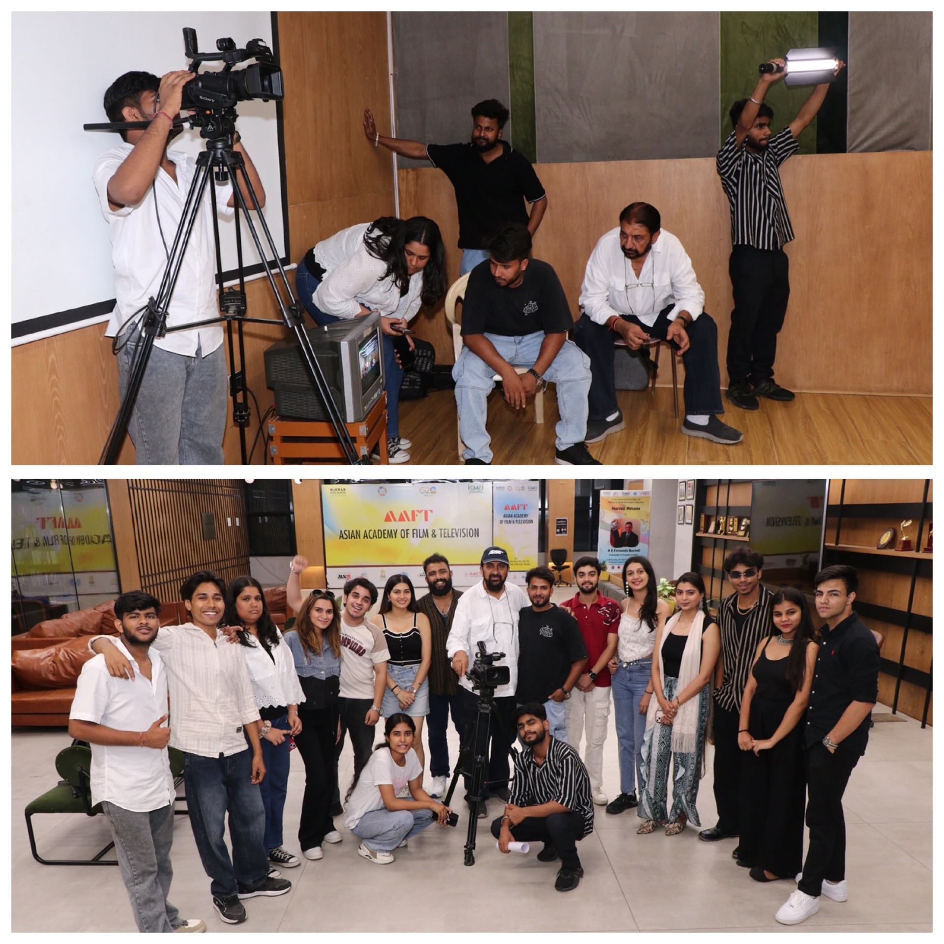 Cinematographer Sanjay Datani at AAFT