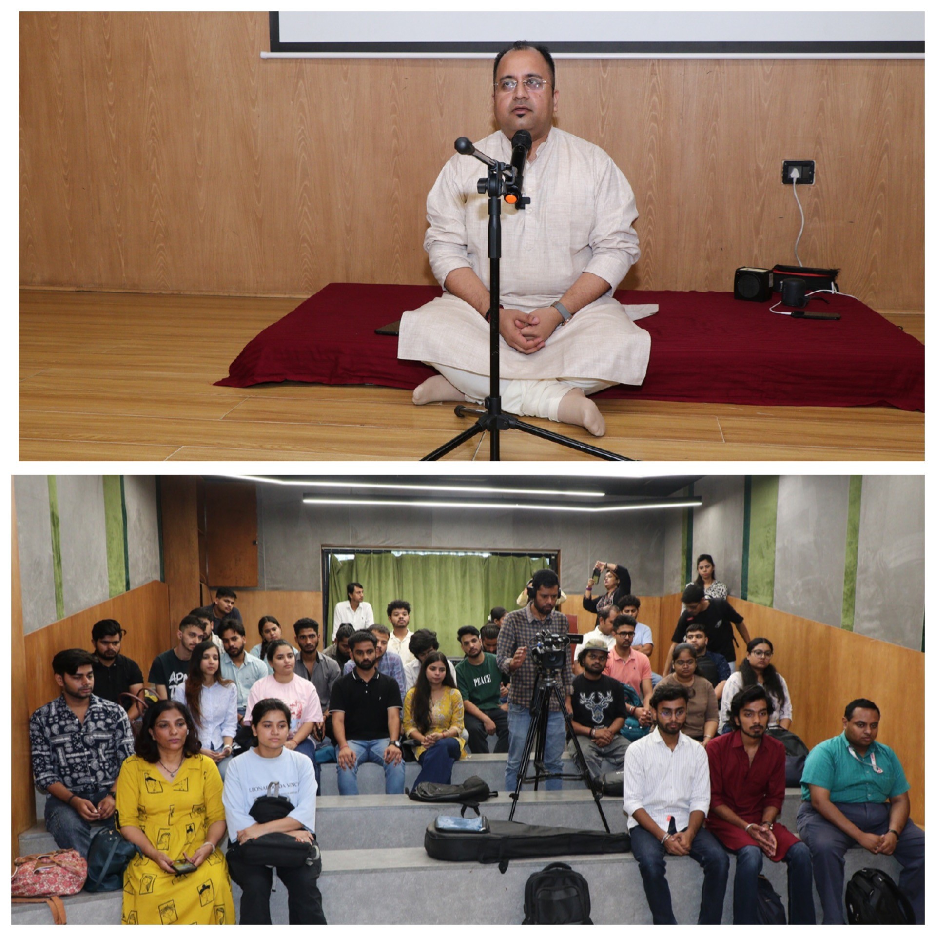 Music Workshop by Kshitij Mathur at AAFT