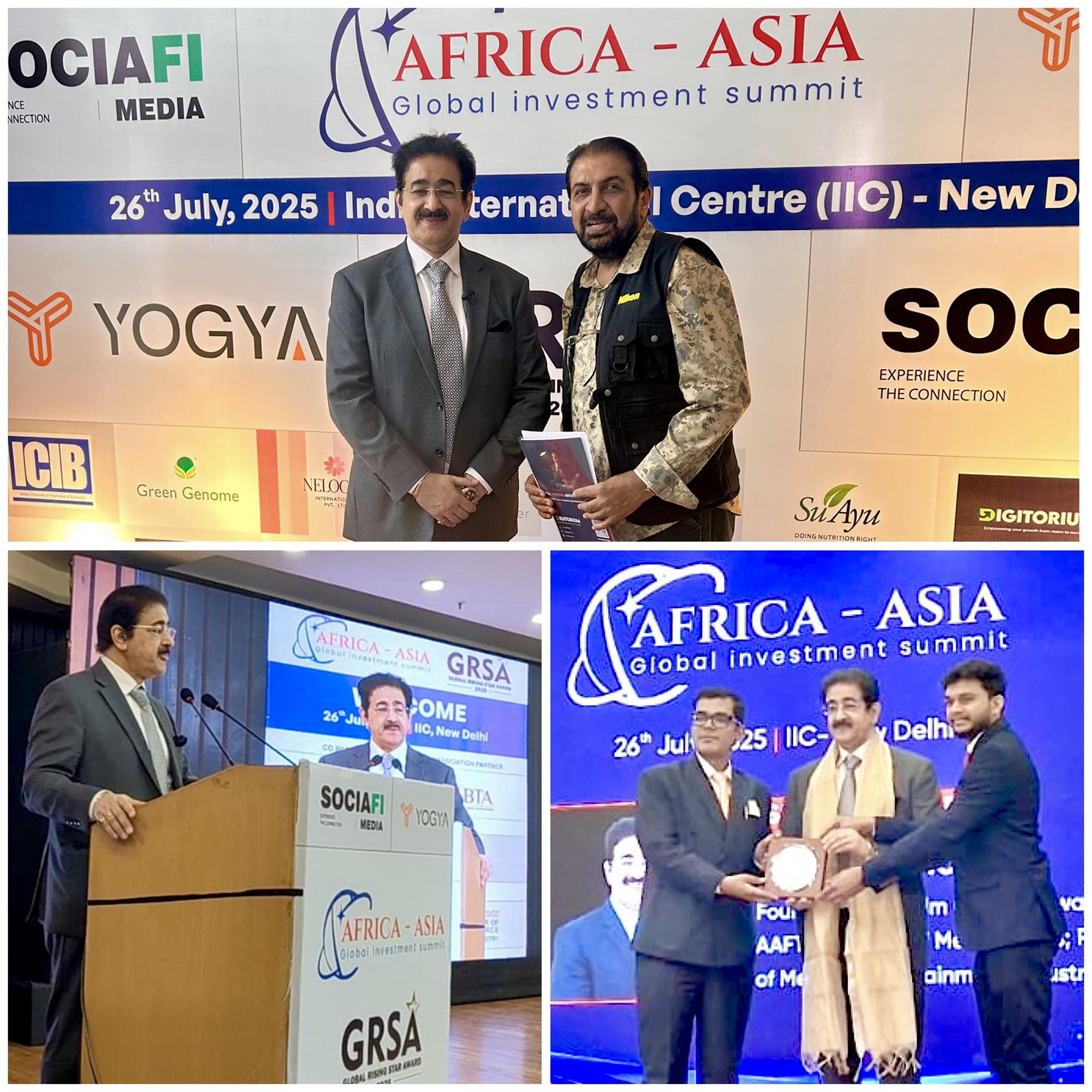 Dr. Sandeep Marwah Inaugurates Africa-Asia Global
